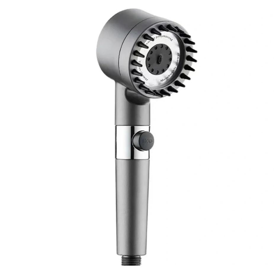 Shower Head Set with Massage Heads, Multiple Filters and Mode-Switching Function for Various Watering Modes